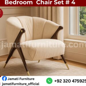 Premium Modern Accent Chair Set (2 Chairs + Coffee Table)