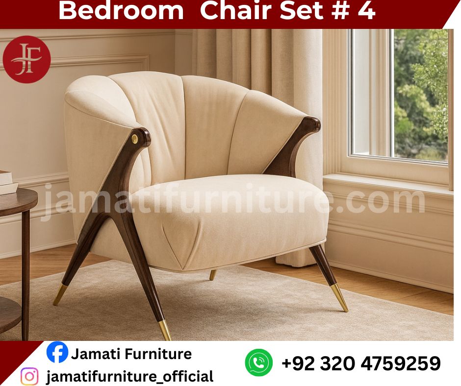 Premium Modern Accent Chair Set (2 Chairs + Coffee Table)