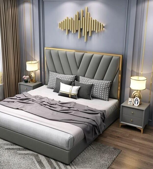 Royal Gray Bed Set